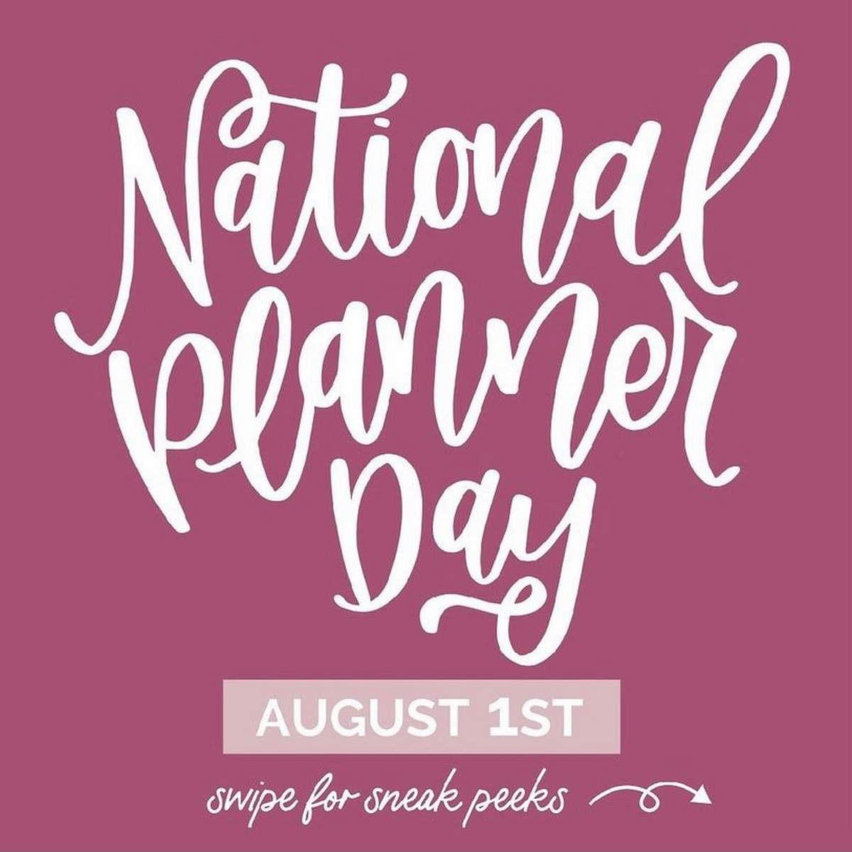 National Planner Day Planned and Proper