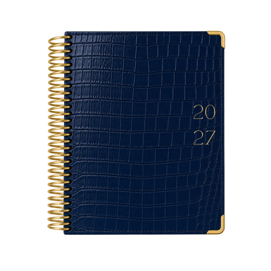 Navy Croc Daily Planner