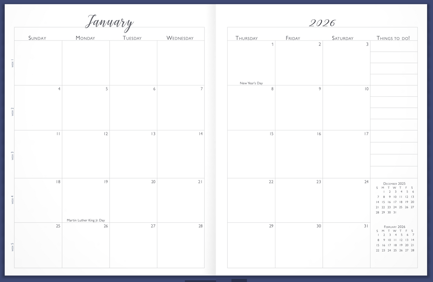 Poppy Weekly Planner