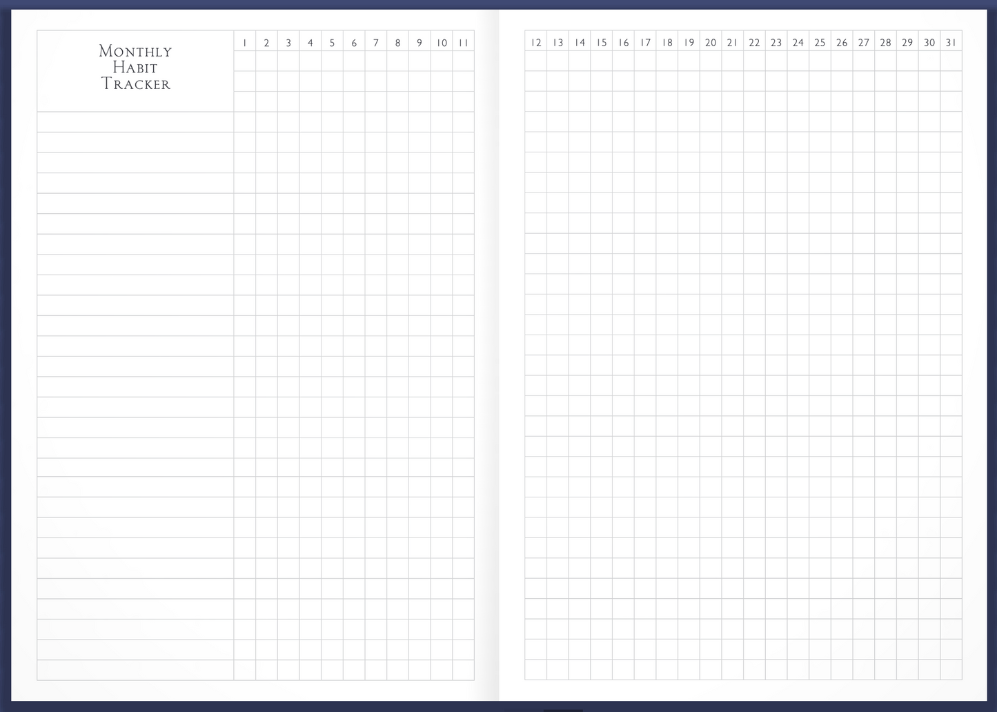 Crimson Weekly Linen Planner