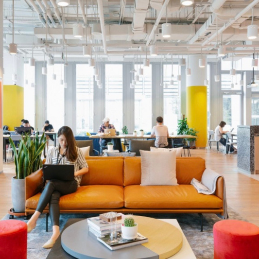 co working, women office, office decor, why I quit my job, coworking space, organization, planning