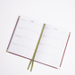 Crimson Weekly Linen Planner