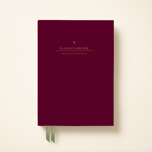 Pre- Sale | CRIMSON WEEKLY LINEN PLANNER