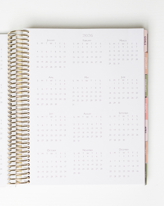 Crimson Daily Planner (LINEN)