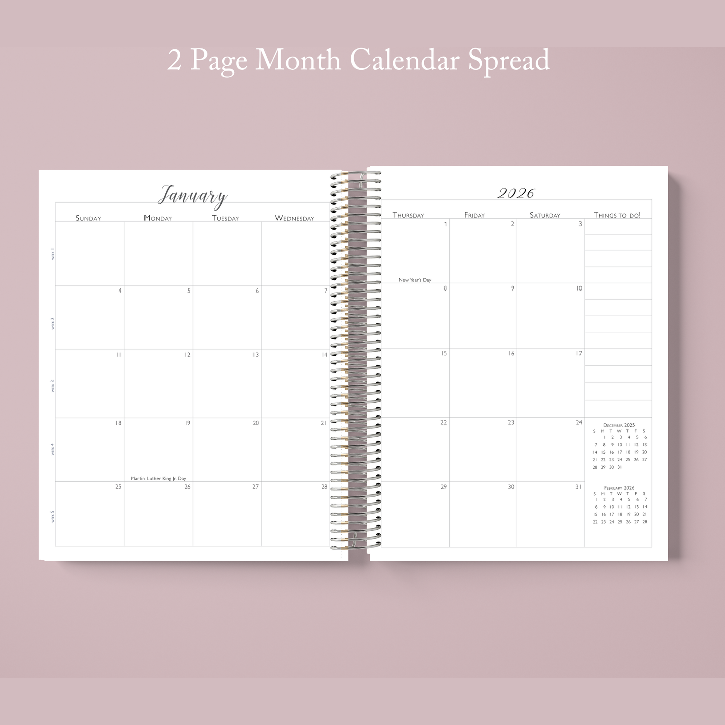 Wild Elegance Daily Planner (Back In Stock)