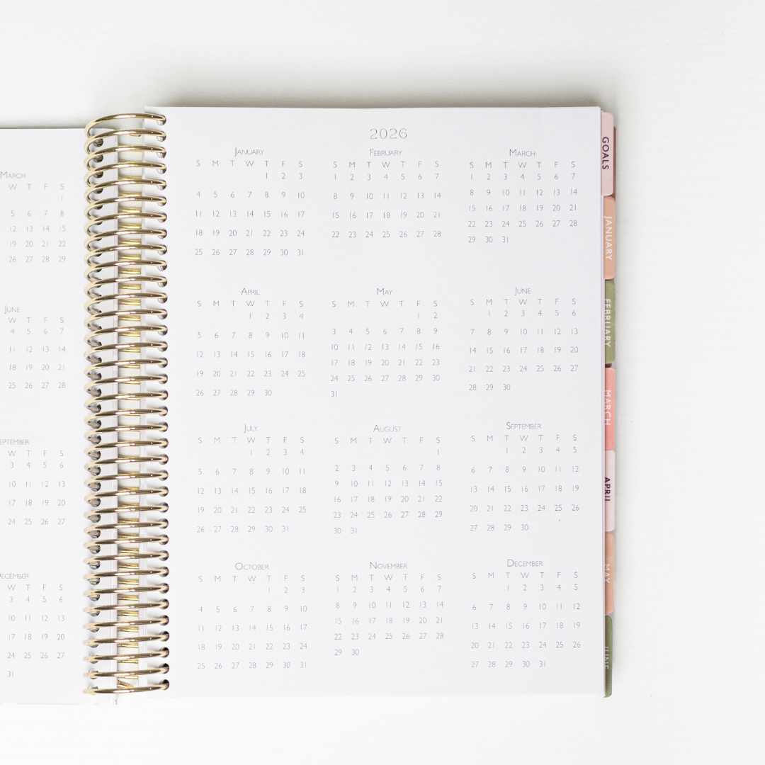 Crimson Daily Planner (LINEN)