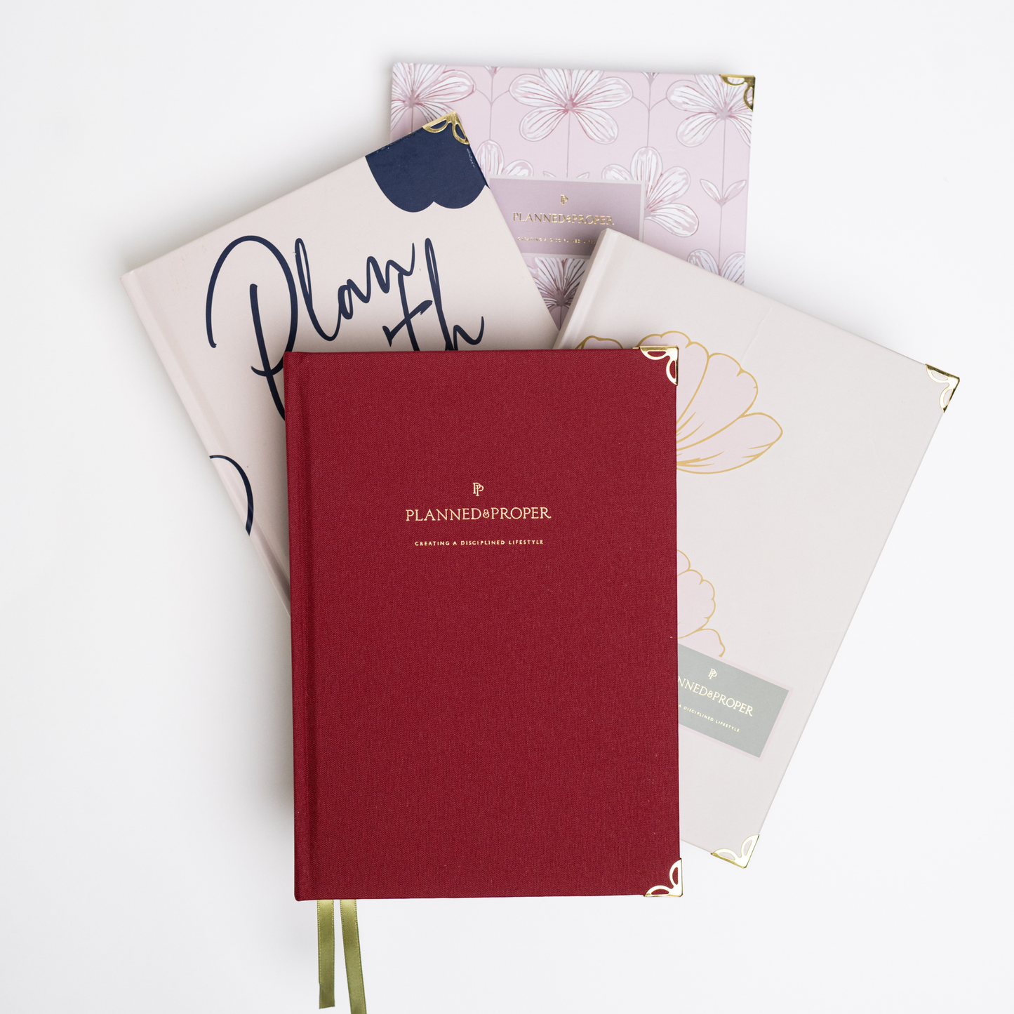 Crimson Weekly Linen Planner