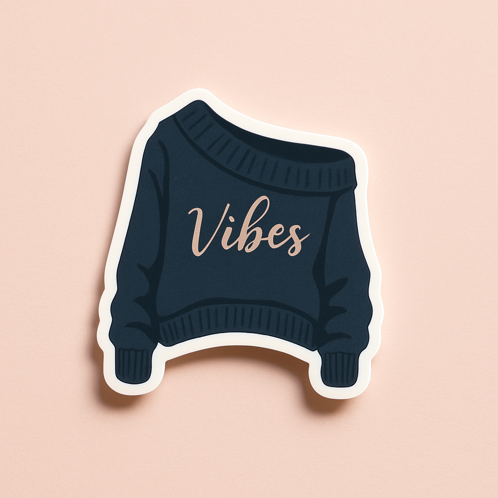 Sticker:  Cozy Vibes
