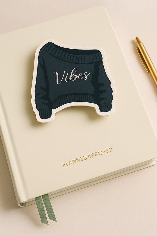 Sticker:  Cozy Vibes