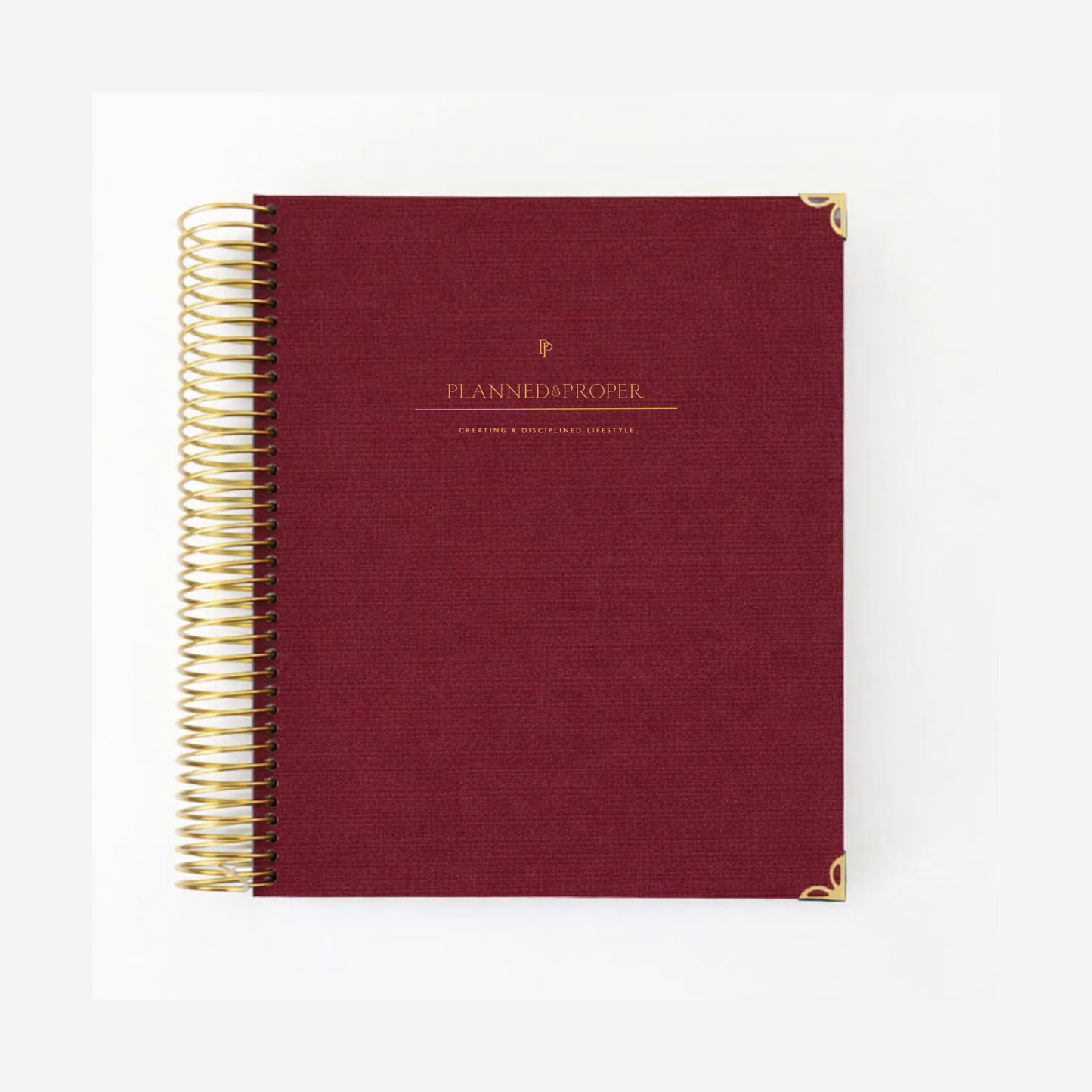 Crimson Daily Planner (LINEN)