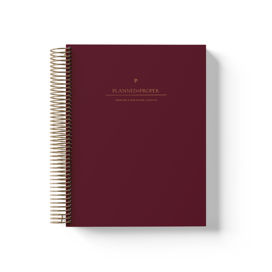 Pre-Sale | CRIMSON DAILY PLANNER (LINEN)